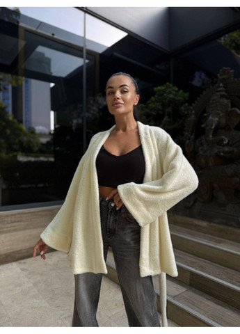 Молочный демисезонный кардиган Style Point