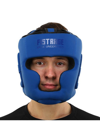 Шлем боксерский с полной защитой Fistrage V-4169 L Синий (37508239) FDSO (296687114)