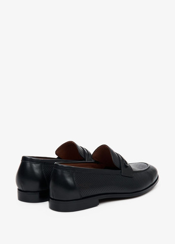 Черные лоферы, цвет черный Estro