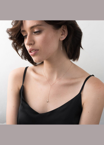 Золоті сережки-протяжки Літачок с06302 Oniks (264024253)