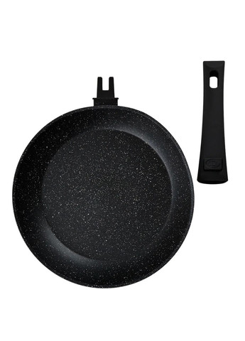 Сковорода с антипригарным покрытием и стеклянной крышкой 26 см (88-222-118) Krauff (334007380)