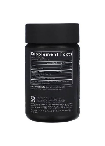 Tart Cherry Fruit Complex 60 жидких капсул Sports Research (387022043)