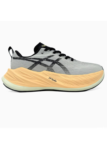КРОССОВКИ ЖЕНСКИЕ ASICS SUPERBLAST GREY / ORANGE АСИКС СУПЕРБЛАСТ No Brand серые демисезоны (368884042)