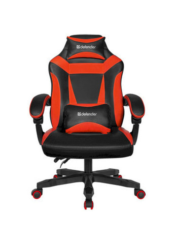 Кресло геймера Defender Master полиуретановое (Черно-красное) No Brand (332636684)