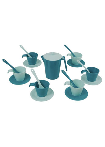 Набір посуду Relax в коробці, 19 елементів, бірюзовий () Tigres 39803 (338181693)