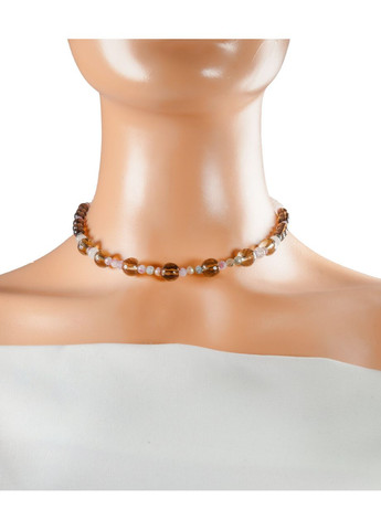 Ожерелье "Родос" Топаз, Турмалин, Горный хрусталь Fursa fashion (369127927)