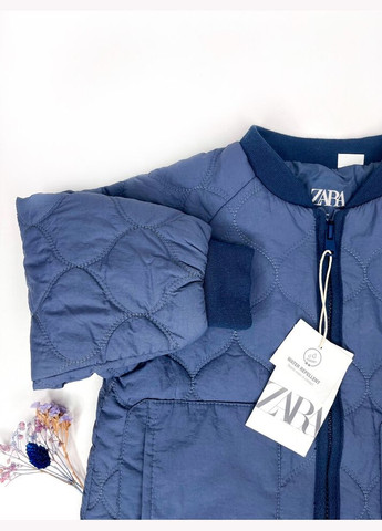 Синяя демисезонная куртка 92 см синий артикул л765 Zara