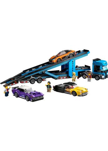 Конструктор City Грузовик-транспортер со спортивными авто, 998 деталей () Lego 60408 (328397020)