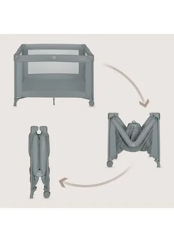 Манеж AMELIE GREY CONCRETE Lionelo (396106148)