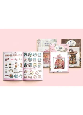 Румбокс Кондитерський Будиночок Кошеня Ляльковий будиночок Kitten`s Cake House Конструктор B-034 No Brand (362453181)