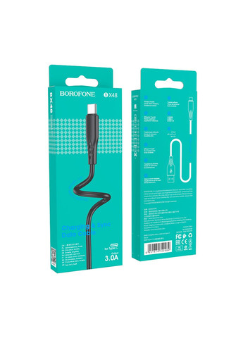 Кабель USB BX48 Type-C Чёрный Borofone (337993646)