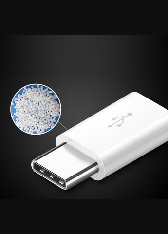 Адаптер Переходник microUSB - Type-C Gray (43236884) GT (334729151)