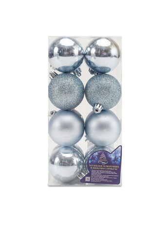 Набір новорічних куль колір різнокольоровий ЦБ-00263150 No Brand (306429333)