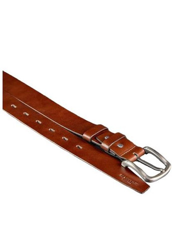 Чоловічий ремінь шкіряний 40 мм Коричневий BlankNote (302972266)