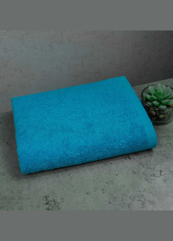 GM Textile полотенце для рук и лица махровое 40х70см 400г/м2 (лазурносерый) бирюзовый производство -