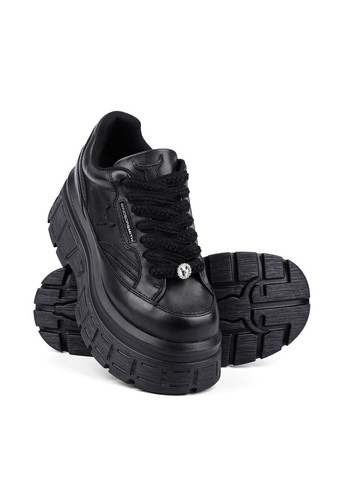 Черные всесезонные кросівки Windsor Smith