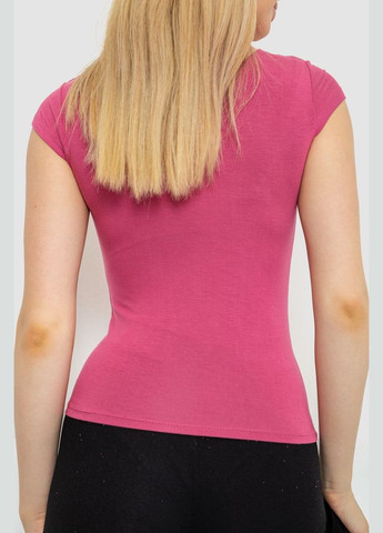 Летний трикотажный топ для женщин однотонный прямой электрик (sku_186R105-1) No Brand Модель (329406820)