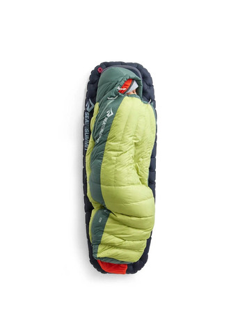 Спальний мішок жіночий Ascent Women's -9C/15F Regular Зелений-Жовтий Sea To Summit (312485036)