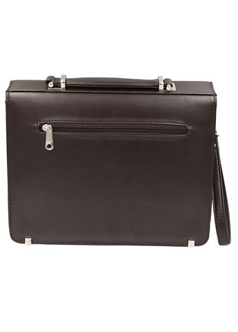 Мужская барсетка из искусственной кожи 302464 коричневая No Brand (370848173)