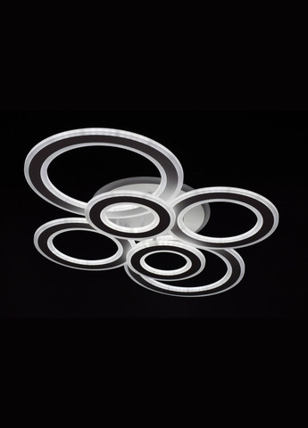 Люстра светодиодная потолочная LED светильник для квартиры на потолок лэд 26331 Белый 12х53х77 см. Sunnysky (364760028)