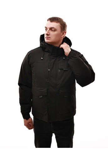 Черная куртка зимняя мужская Fashion