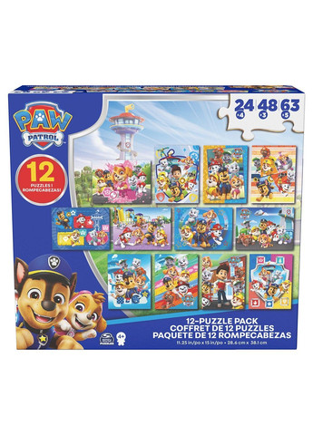 Набір з 12 пазлів «Цуценячий патруль» (SM33649/6073382) Spin Master (365876249)