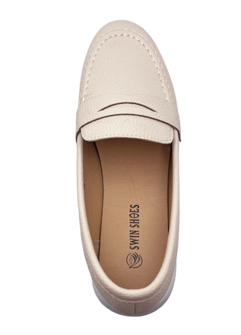 SWIN SHOES Лоферы лоферы бежевый з искусственная кожа, украина — всесезон (280935077)