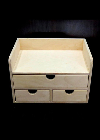 Органайзер настільний з дерева Монро бланже (КНЦ-004601) No Brand (328226268)