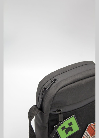 Сумка через плече на липучці зі змінними шевронами Майнкрафт для хлопців KLUNOK Кросбоді (336190366)