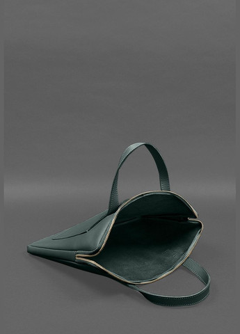 Шкіряний чохол з ручками для ноутбука 13 дюйм Зелений (A-028252) BlankNote (329742989)