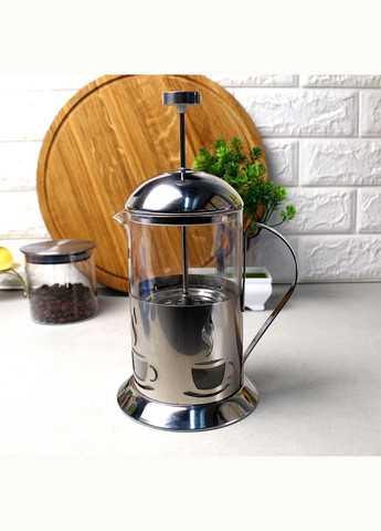 Френпресс в металлической оправе с мерной ложкой 1000 мл Ofenbach (303210818)