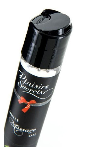 Масажна олія Vanilla (59 мл) з афродизіаками, їстівна, подарункове паковання Plaisirs Secrets (298748545)