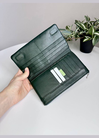 Жіночий шкіряний гаманець купюрниця на магнітах Classic (314900661)