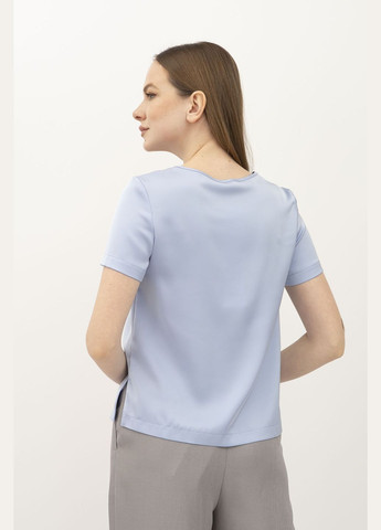Голубая демисезонная блуза Lesia Ламин 243