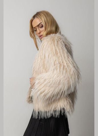 Женская экошуба с длинным ворсом Lurex (304936237)