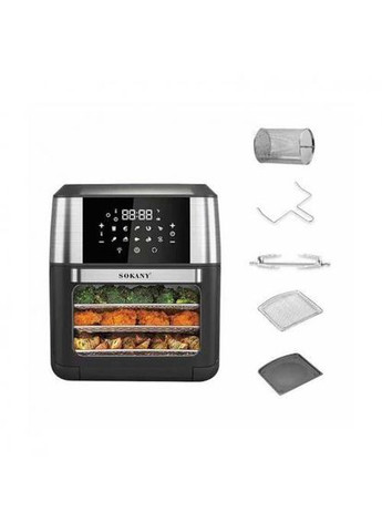 Аэрофритюрница 12 л 1800 Вт для жарки и запекания без масла здоровая кухня ProDobro (364189892)