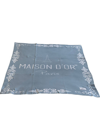 Детский плед Maison Dor Baby Tricot Blanket Blue&White трикотаж 70-90 см голубой Maison D'or голубой