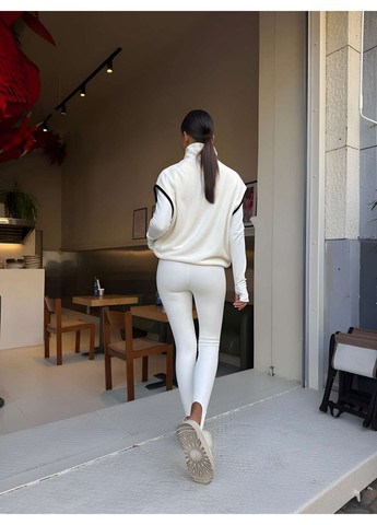 Жіночий теплий флісовий термокостюм термокомплект термобілизна із жилеткою Україна (366869002)