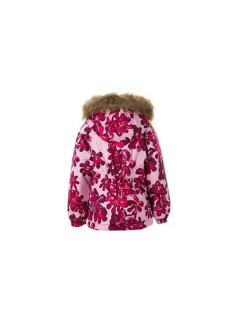Комбинированная зимняя куртка alondra 18420030 розовый с принтом 92 (4741632030244) Huppa