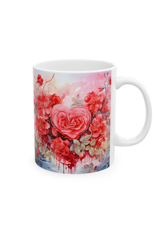 Керамічна чашка з дизайном "Палітра сердець" - 27 No Brand (368671308)