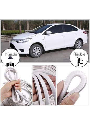 Усиленная защитная молдинг лента на кромку двери (торцевой молдинг краев автомобиля) от сколов и царапин No Brand (362669677)
