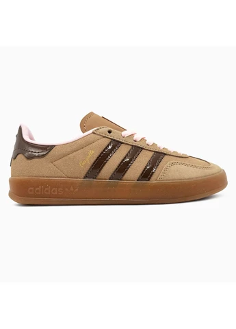 Коричневые летние кроссовки adidas gazelle indoor brown адидас газель No Brand