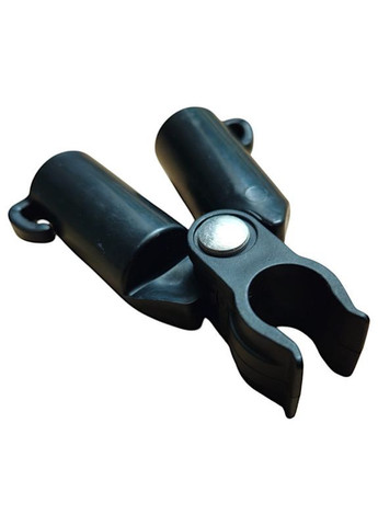 Кутові регульовані з’єднувачі для садових опор 16 мм комплект 4 шт чорні No Brand (371914999)