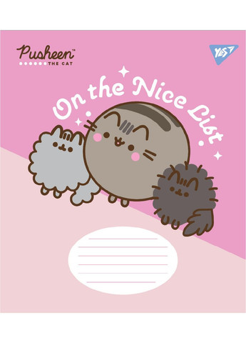 Набор тетрадей школьных А5/12 линия Pusheen The Cat 25 шт (767613) Yes (352167572)