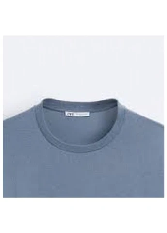 Комбінована футболка 0722 344 blue Zara