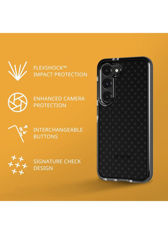 Чехол-накладка Evo Check для Samsung Galaxy S23 SM-S911 Black (T21-10069) Tech21 (370621026)
