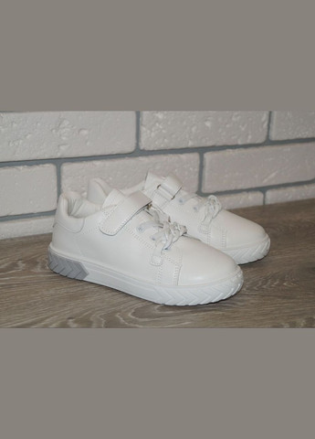 Белые демисезонные кроссовки демисезонные с цепочкой белые Канарейка