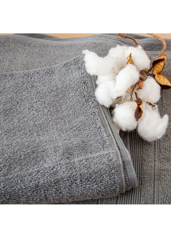 Полотенце для рук Fancy Р-04180_29736 50х90 см темно-серое ТЕП комбинированный