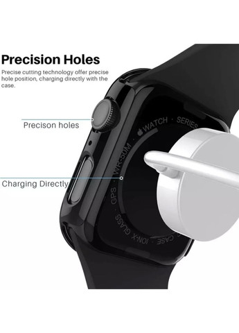 Защитный чехол со стеклом для Apple Watch 40 мм Белый CHOICE (360898261)