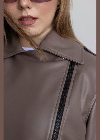 Коричневая демисезонная стильная косуха косуха Jadone Fashion